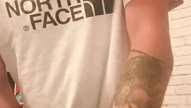 Big Dick Wanking and Smoking
