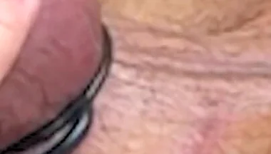 Up Close of Me Hammering My Thick Dick