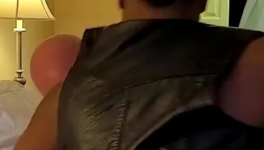 Bear Worships Leather Man