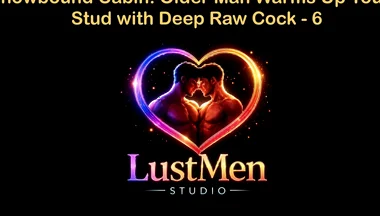 English Audio Gay Sex Story - Snowbound Cabin Older Man Warms up Young Stud with Deep Raw Cock - Part 6