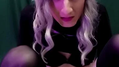 Dragon Dildo Ridegoth Sissy Takes Every Inch