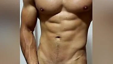 Hot Guy Moans And Jerks Off Big Cock For You! Ends In Cumshot Lots Of Cum