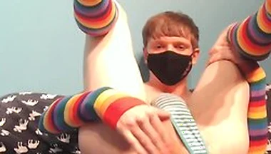 Twink Stretches Out Gaping Hole
