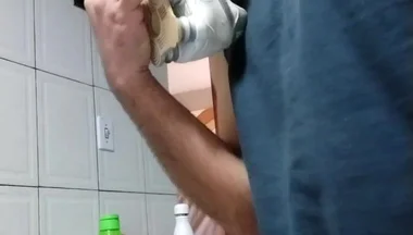 Fucking and Cum Inside My Nike Shox Classics