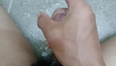 Asia Boy in Toilet