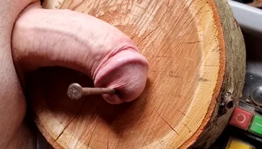 Cock on Big Nail