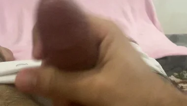 A Hot Boy Is Doing Hand Practice