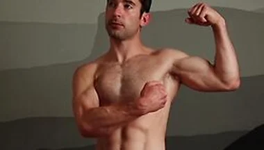 Workout & Pose Then Cum On Briefs For A Fan