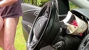 Another Enjoyable Car Session Filmed During The Day With A Natural Amateur Vibe. The Relaxed Setting And Genuine Connection Create A Memorable Experie