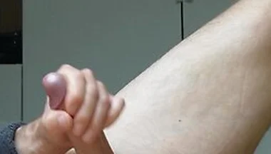 Sexy Male With A Big Hard Cock, Plays With Toys And Watches Porn, It Makes Him Cum Intensely