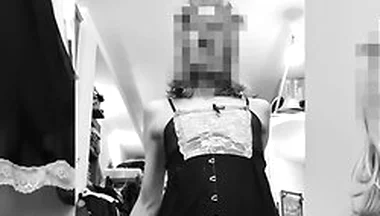 Sissy Slut Femboy Compilation - Censored B&w Version