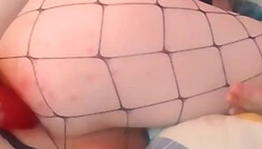 Horny Femboy Fucking Himself With A Dildo