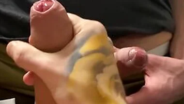 Two Best Friends Jerk Off Each Others Big Cocks And Cum