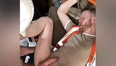 Construction Site Creampie From Xl Hung Girthy Cock, Ginger Tradesman Gets His Hole Stretched By Extra Thick Cock
