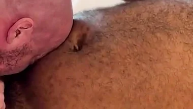Two Muscle Bears Sucking and Eating Each Other's Asses