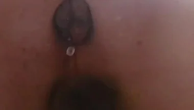 Pissing in my own ass and spray it in your face POV pt2