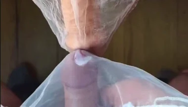 Panty Frotting with My Dildo