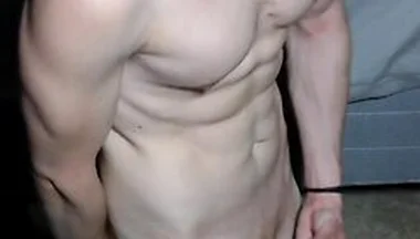 Simple Self Bondage And Cum