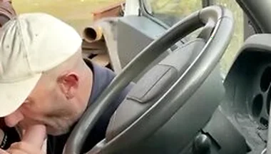 My Truck, Two Cock-hungry Sluts Enjoy My Big Thick Cock At A Rest Stop