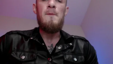 Leather Master, Saliva(spitting) and Biceps