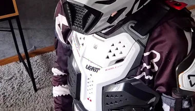 Horny Motocrosser Biker Pushes Himself to the Edge, Couldn't Help Himself, Finished 2 Times