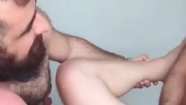 Hairy Man Threeway