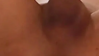 Look Under the Smooth Little Ass and Tight Balls of This Slim Twink in White Socks Jerking off His Hairless Cock
