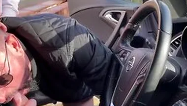 2 Slutty Guys Suck Me Dry In My Truck Rest Stop Blowjob