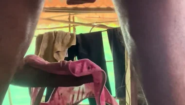 Indian Skinny Boy, Masturbate, Pink, Panty, and Cum Lord