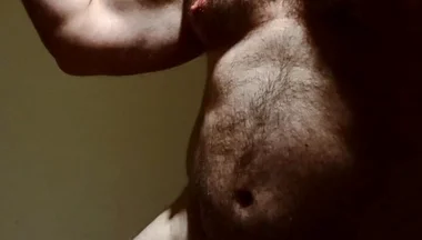 Big Guy with Small Dick, Jerks off with Condom
