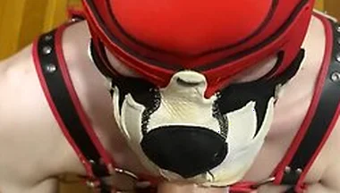 Top With A Big Dick Fucked His Puppy In The Mouth