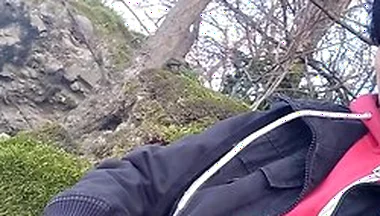 Gay Asian Twink Jon Arteen Wanks Outdoor Winter Risky, Ruined Orgasm, Big Cumshot Cleans Sperm Thigh