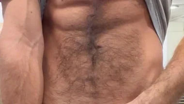Showing My Dirty Cock at Work