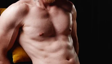Muscular Aussie Straight Got Edged with Sounding