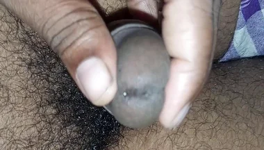 Desi Aunty Licking Cock Masterbation with Condom