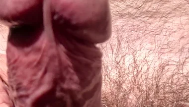Big Uncut Cock Close up Naked Wank in the Woods - Rockardglans 204