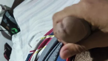 Skinny Mature Masturbates at Home While His Neighbors Are at the Bar