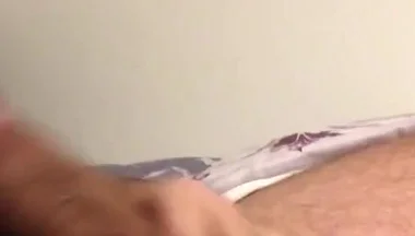Jerking off My Fat Dick Before Getting Live