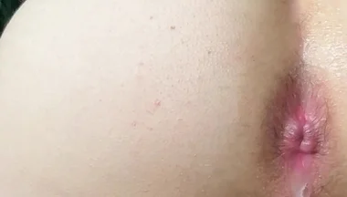 Slutty Hole Dripping Daddys Cum Out