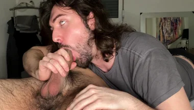 Bigdick Blowjob, Huge Cumshot and Cum Swallow