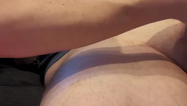 While Watching TV on the Couch Our Cocks Got Hard - Now We Had to Play with Them