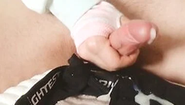 Femboy Gay Slut Cummed On Panties And Ate Sperm