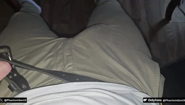 German Dirtytalk! Boss in Homeoffice Gets Horny & Strokes His Massive Cock