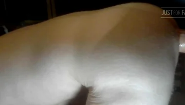10 Inch Dildo Balls Deep in My Ass