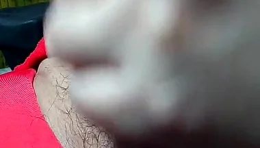 This Young Man Hasn't Masturbated for a Long Time, and Finally His Cock Cums a Lot of Sperm
