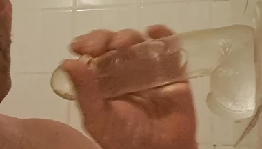 The Slut Is Clearly Addicted to Dildo Sucking