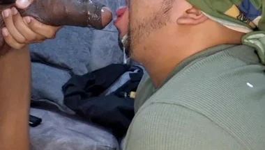 Deepthroating a Rock-hard Cock