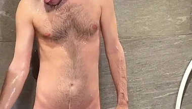 Gay Friends Shower with Straight Buddy
