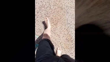 Jon Arteen Is a Naughty Boy Scout Who Walks Barefoot in the Street Outside for You Fans of Bare Feet