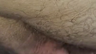A Petite Twink Is Covered in Cum From Her Daddy's Thick Cock, Right on Her Beautiful Smooth Ass!